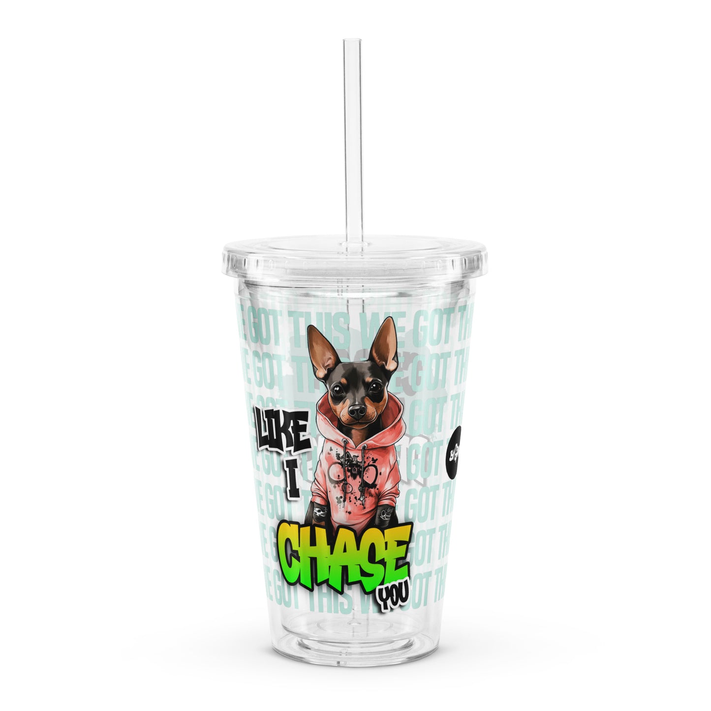 Chase your dreams – Clear Tumbler (16 oz)