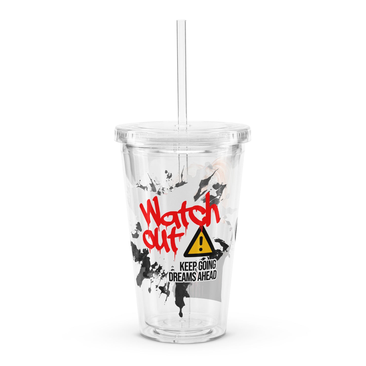 Dreams ahead – Clear Tumbler (16 oz)