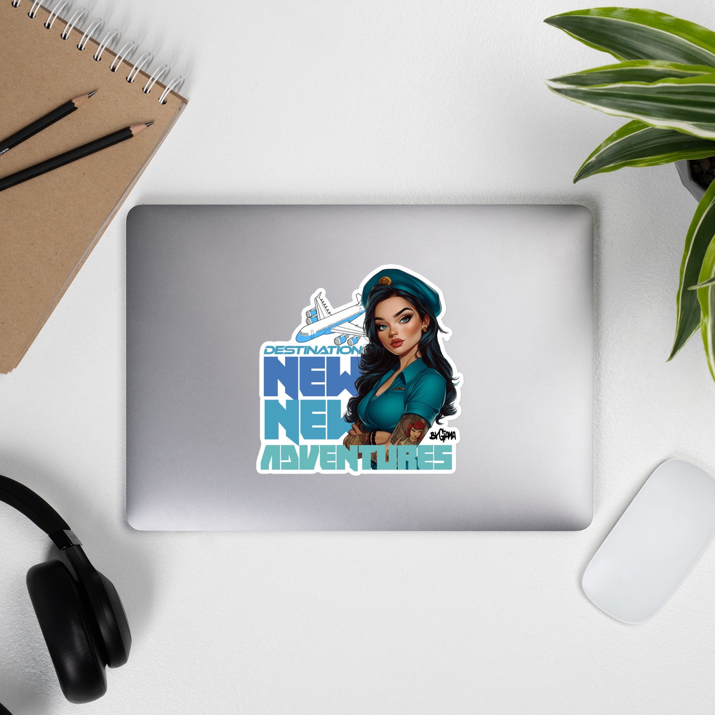 New adventures - Vinyl Sticker