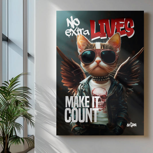 No Extra Lives - Glossy Art Print