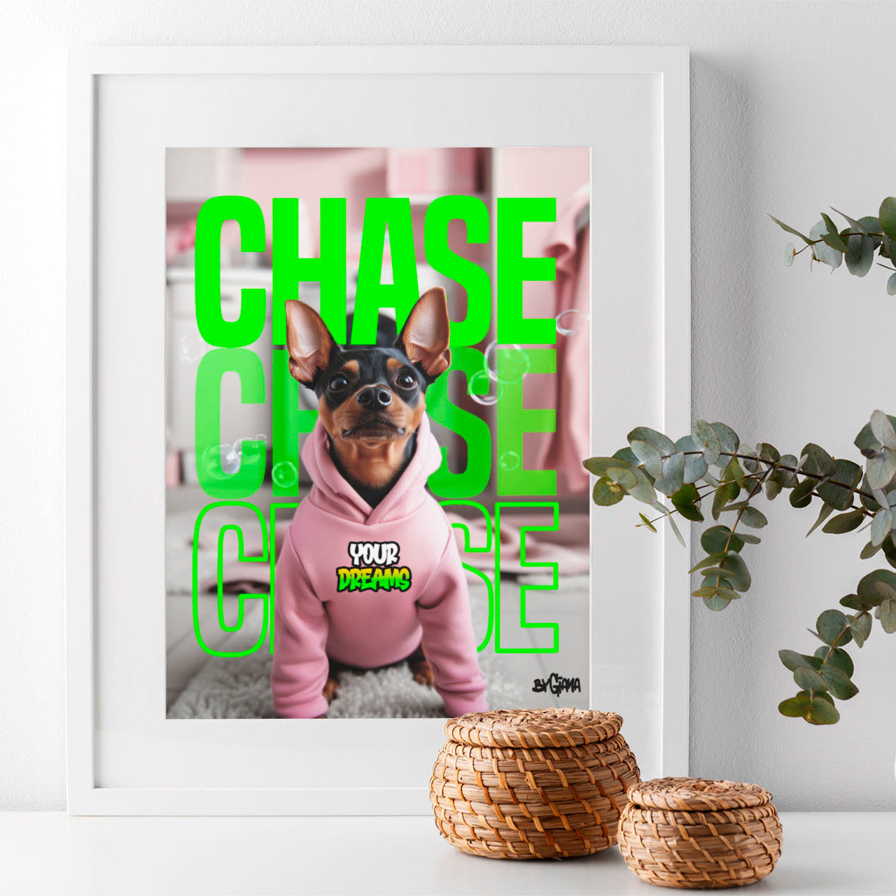 Chase your dreams - Glossy Art Print