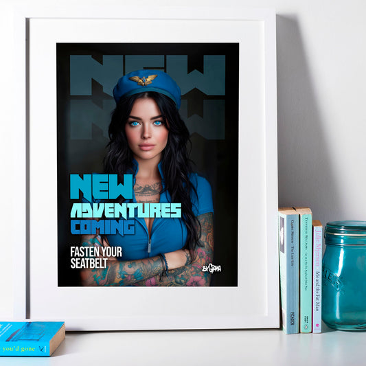 New Adventures - Glossy Art Print