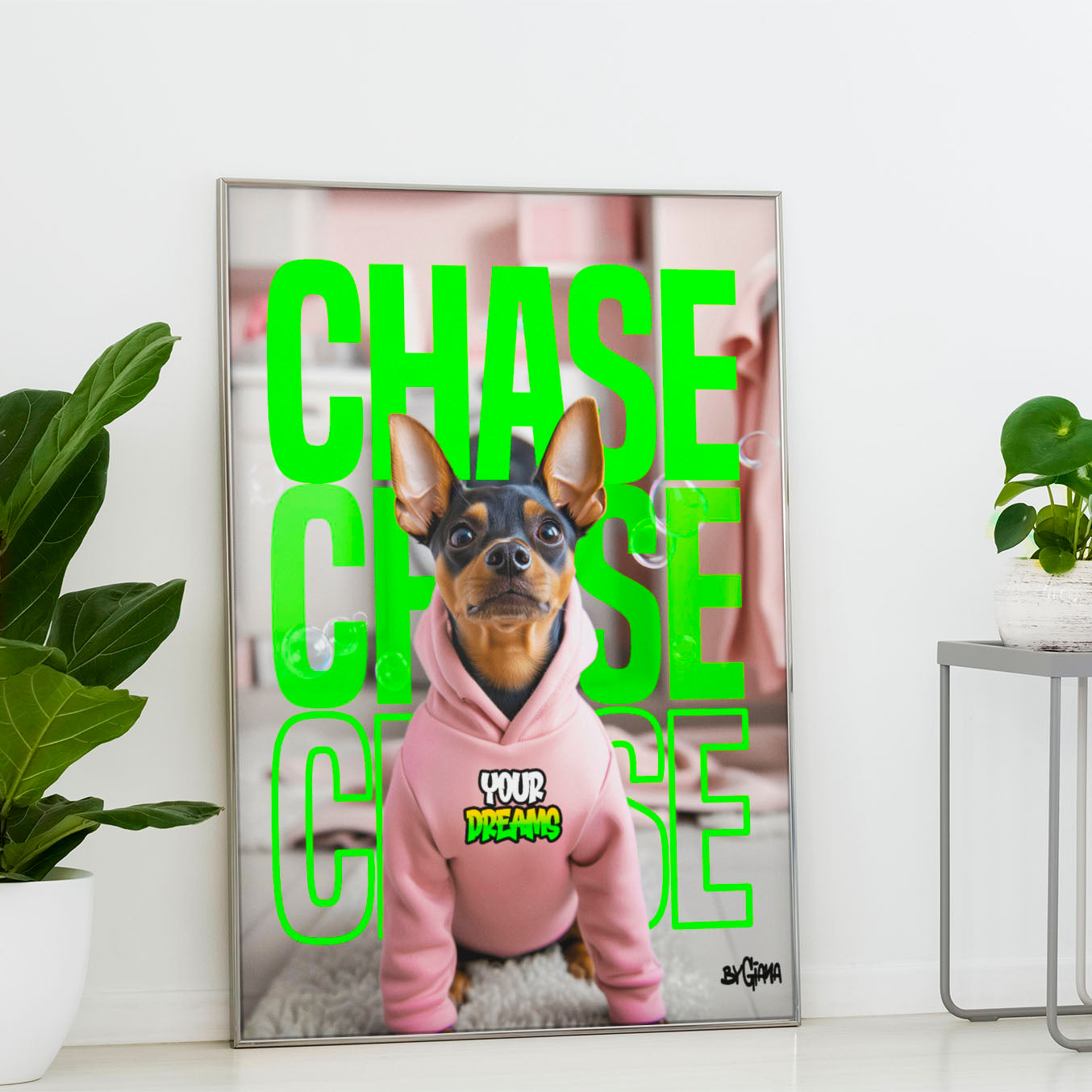 Chase your dreams - Glossy Art Print