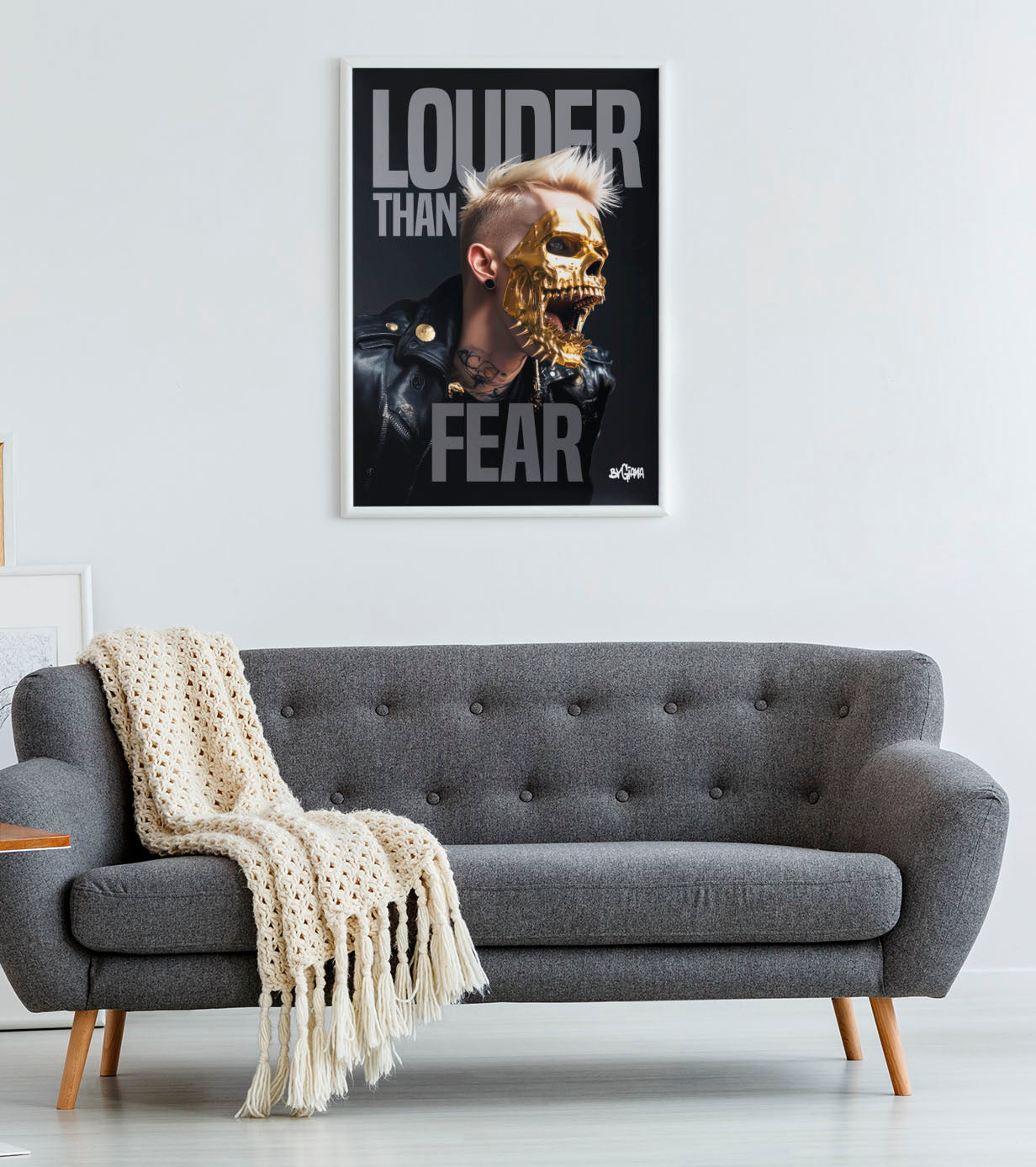 Louder than fear - Glossy Art Print