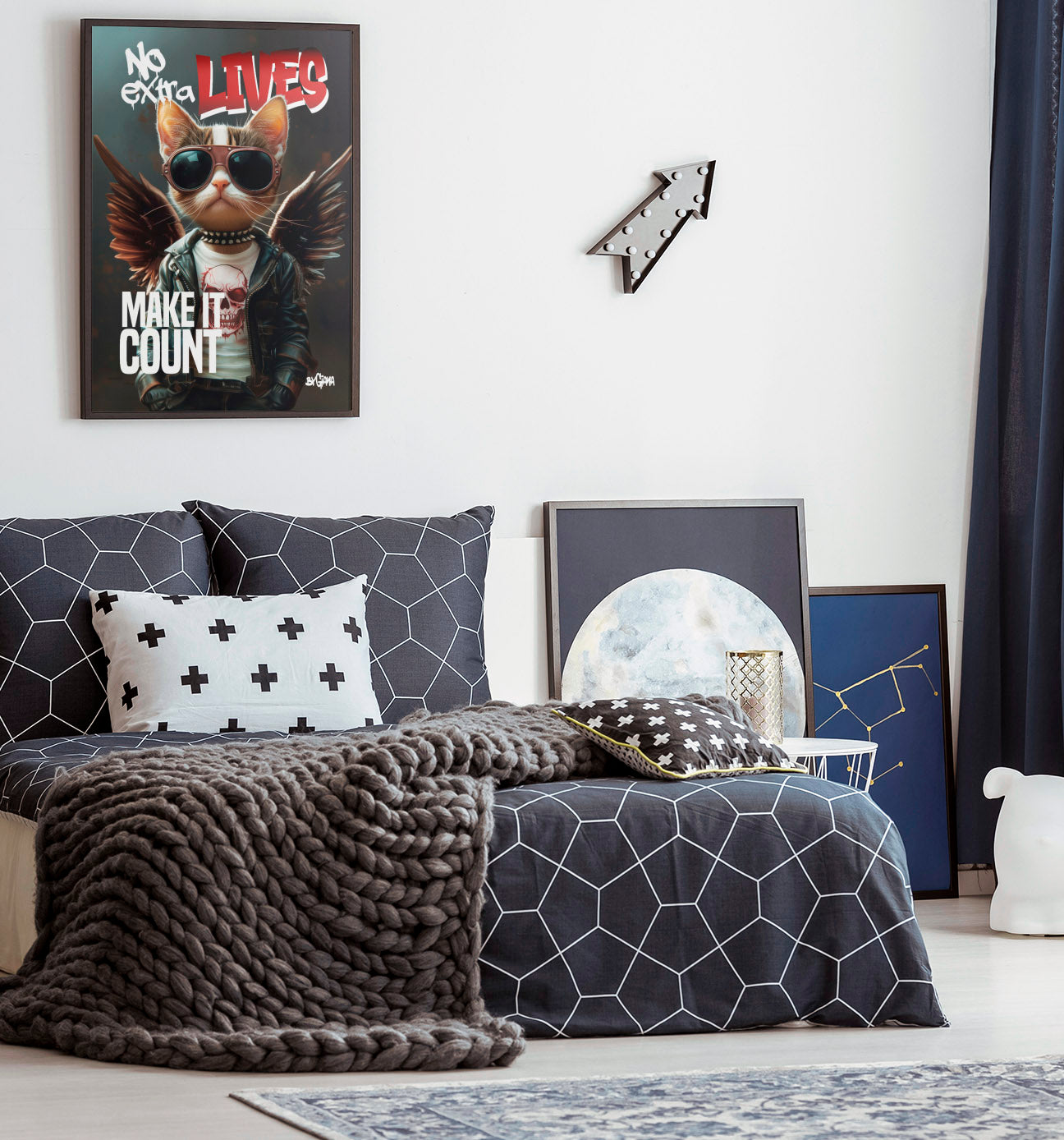 No Extra Lives - Glossy Art Print