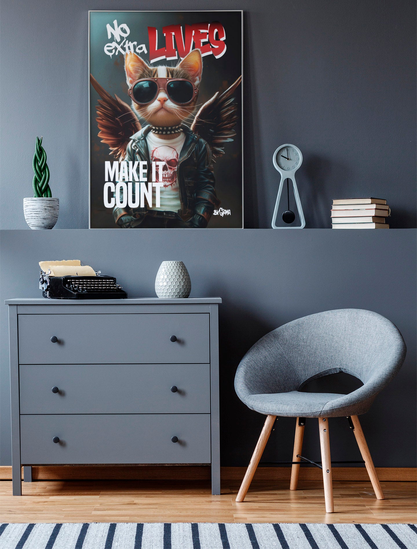 No Extra Lives - Glossy Art Print