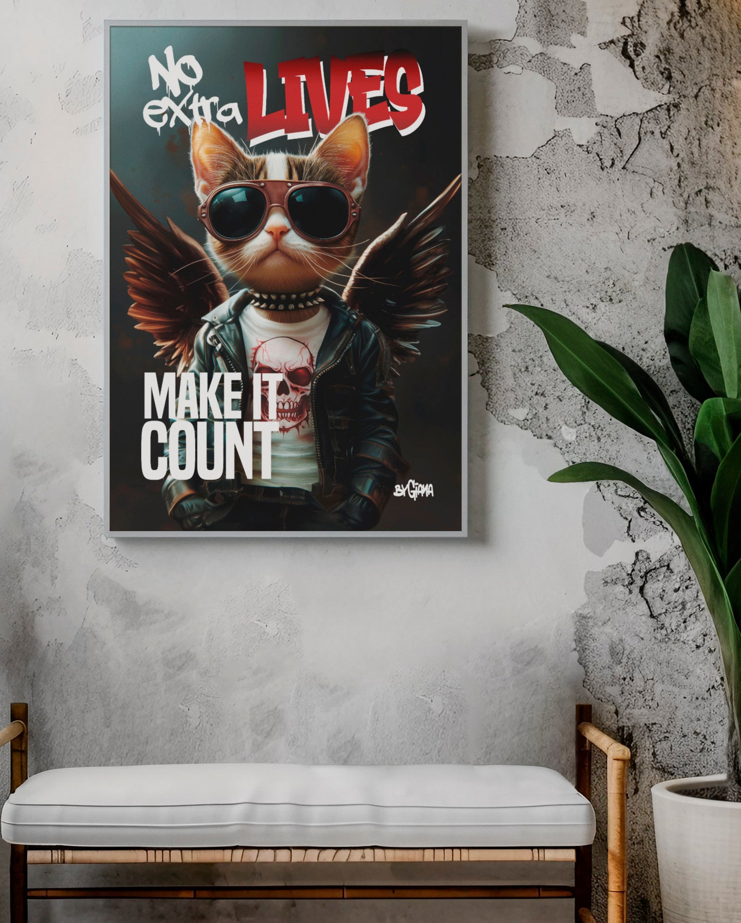 No Extra Lives - Glossy Art Print