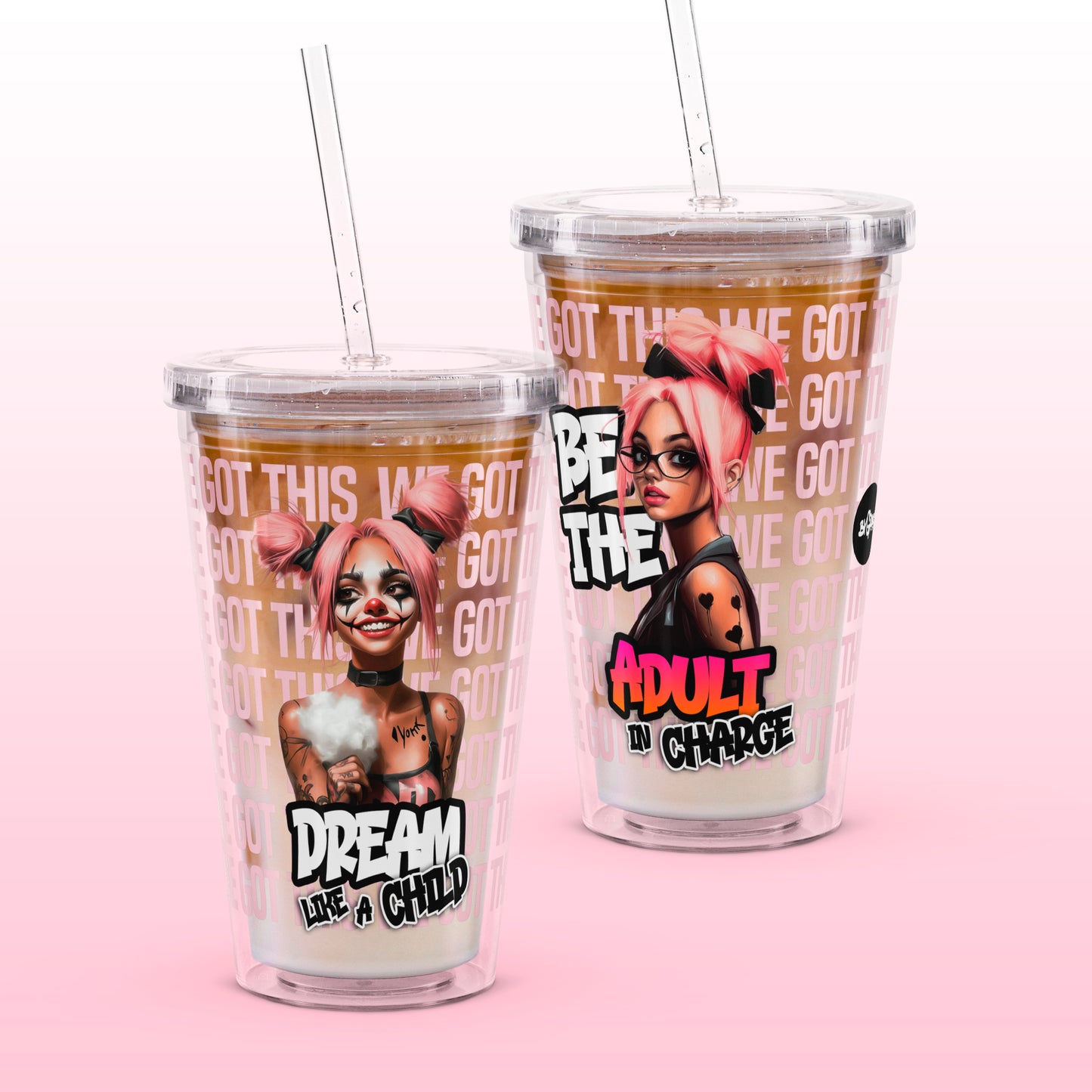 Dream – Clear Tumbler (16 oz)