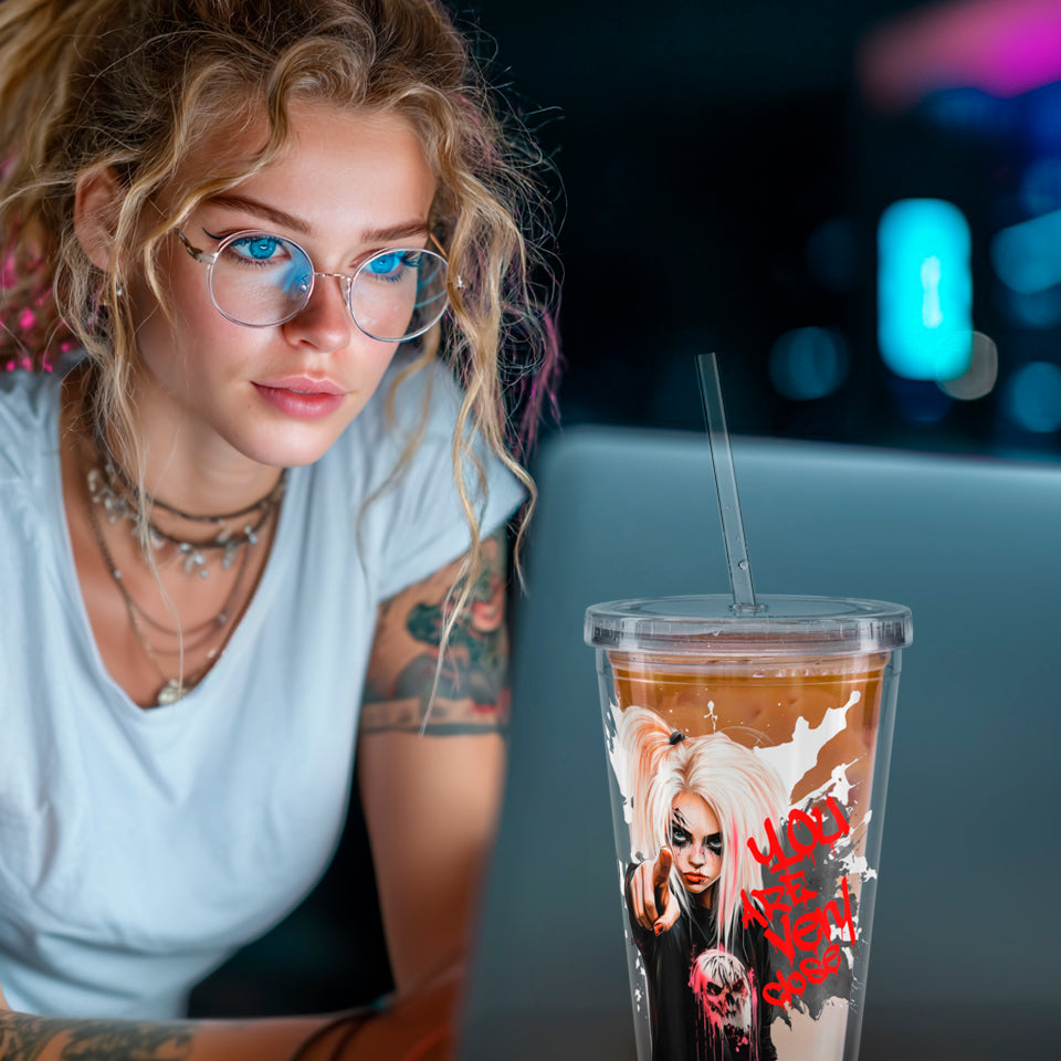 Dreams ahead – Clear Tumbler (16 oz)