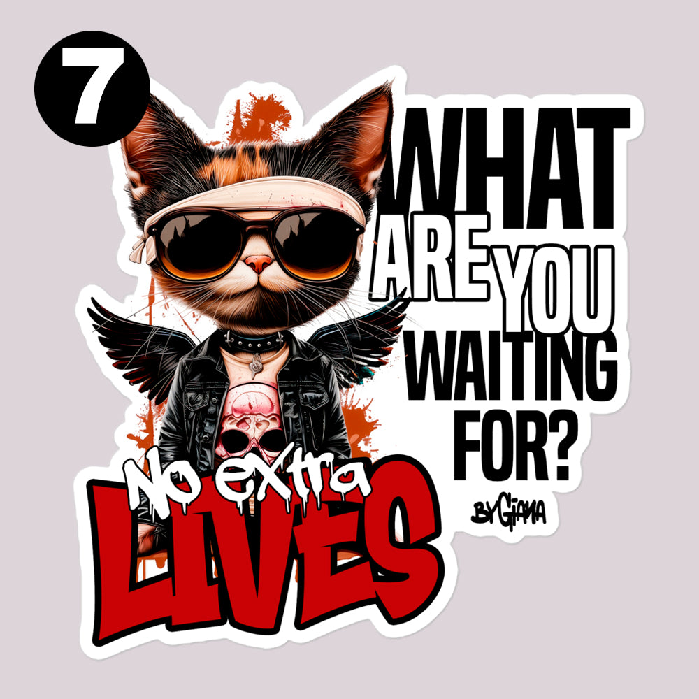 Pack of 3 Vinyl Stickers (Size L) – Choose Any 3 Designs