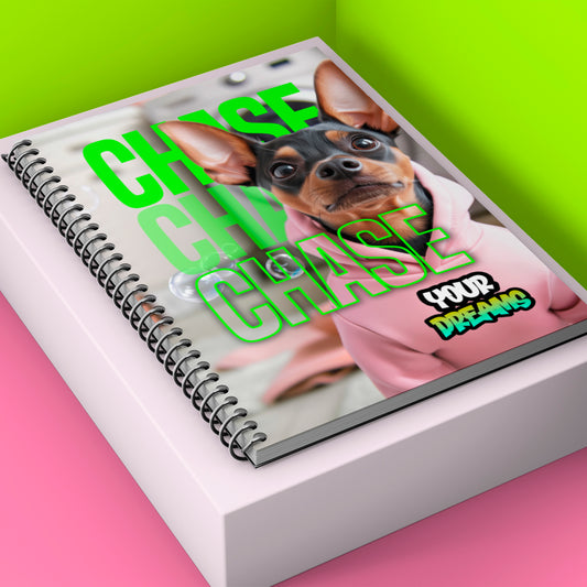 Chase your dreams - Spiral notebook