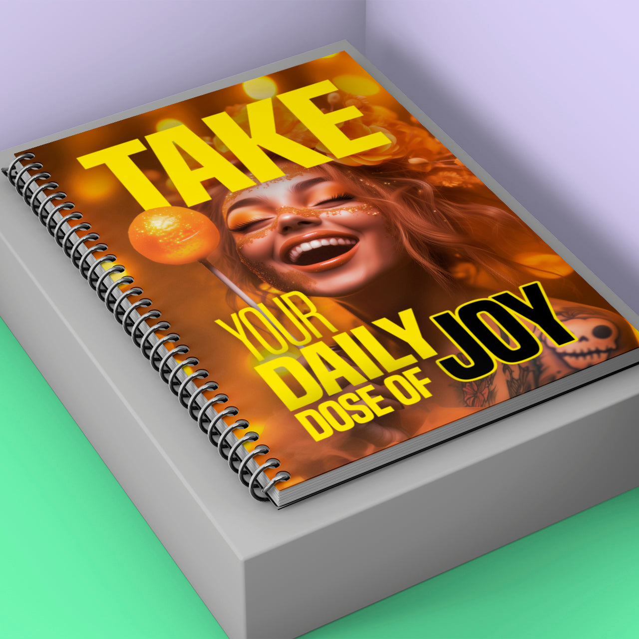 Daily Joy - Spiral notebook