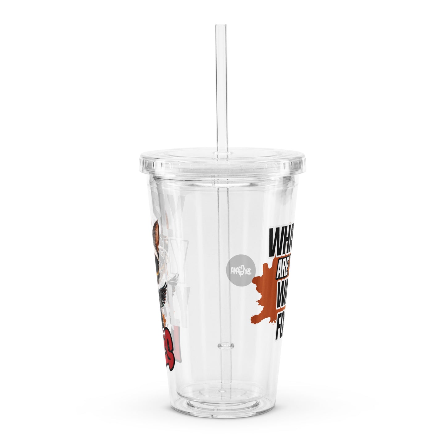 No Extra Lives – Clear Tumbler (16 oz)