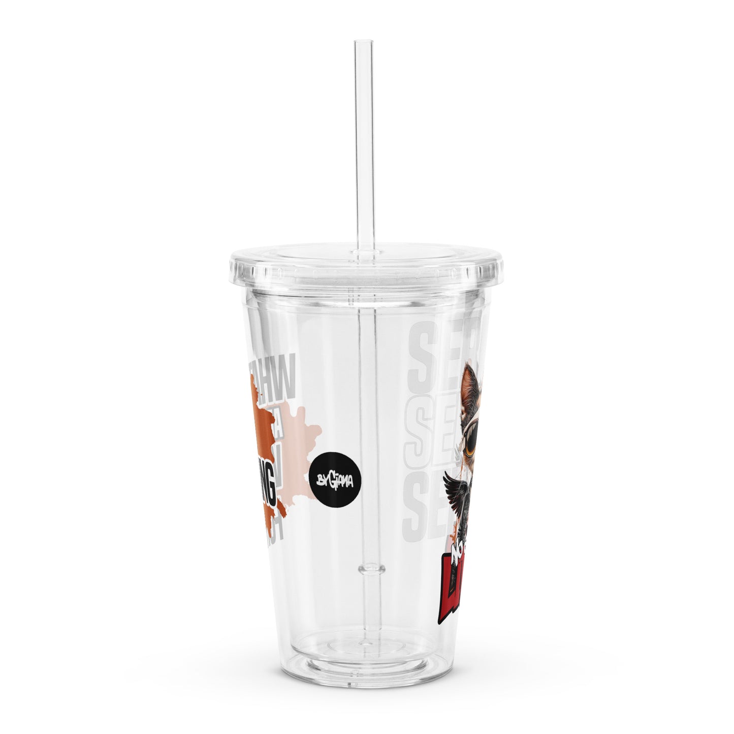 No Extra Lives – Clear Tumbler (16 oz)
