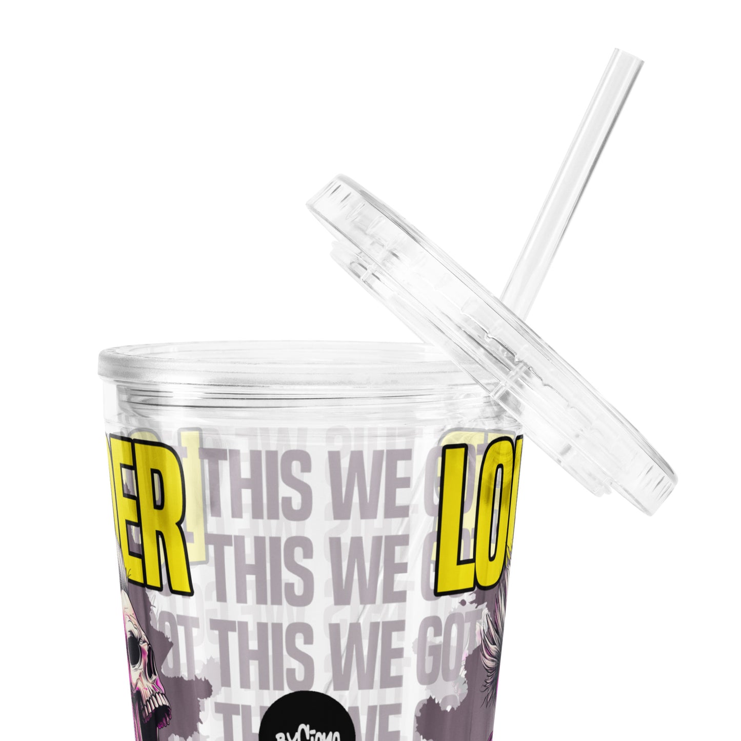 Louder than fear – Clear Tumbler (16 oz)