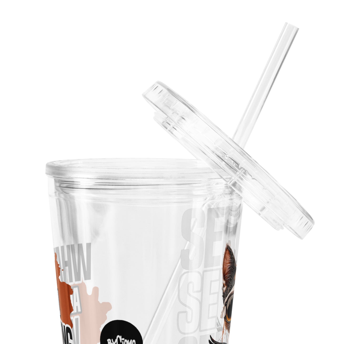 No Extra Lives – Clear Tumbler (16 oz)