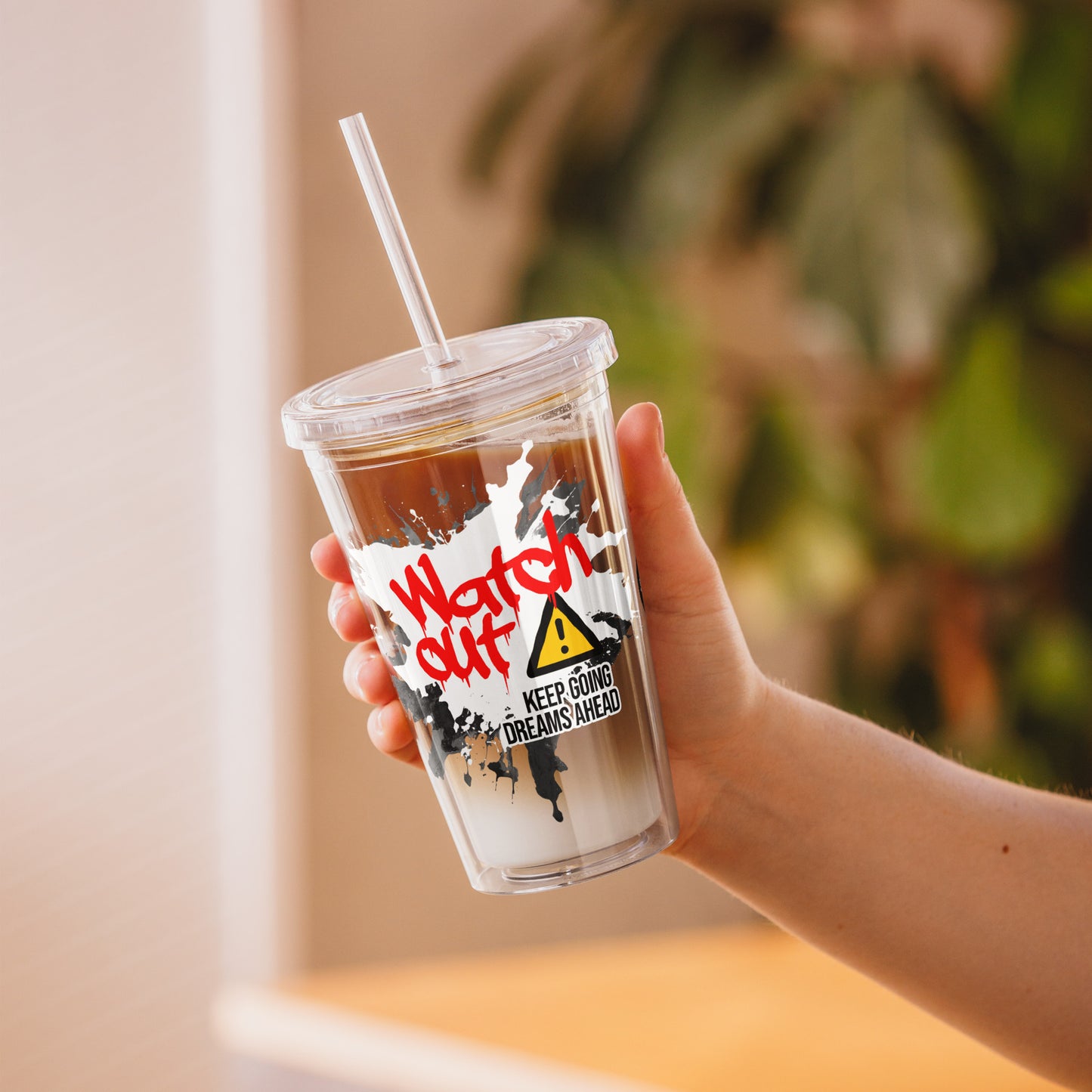 Dreams ahead – Clear Tumbler (16 oz)
