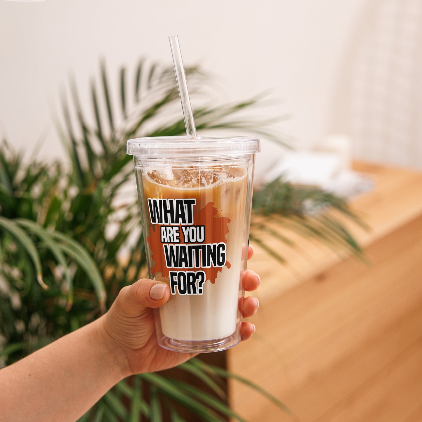 No Extra Lives – Clear Tumbler (16 oz)