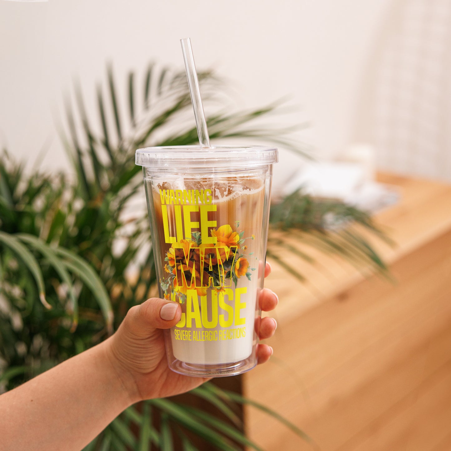 Daily Joy – Clear Tumbler (16 oz)