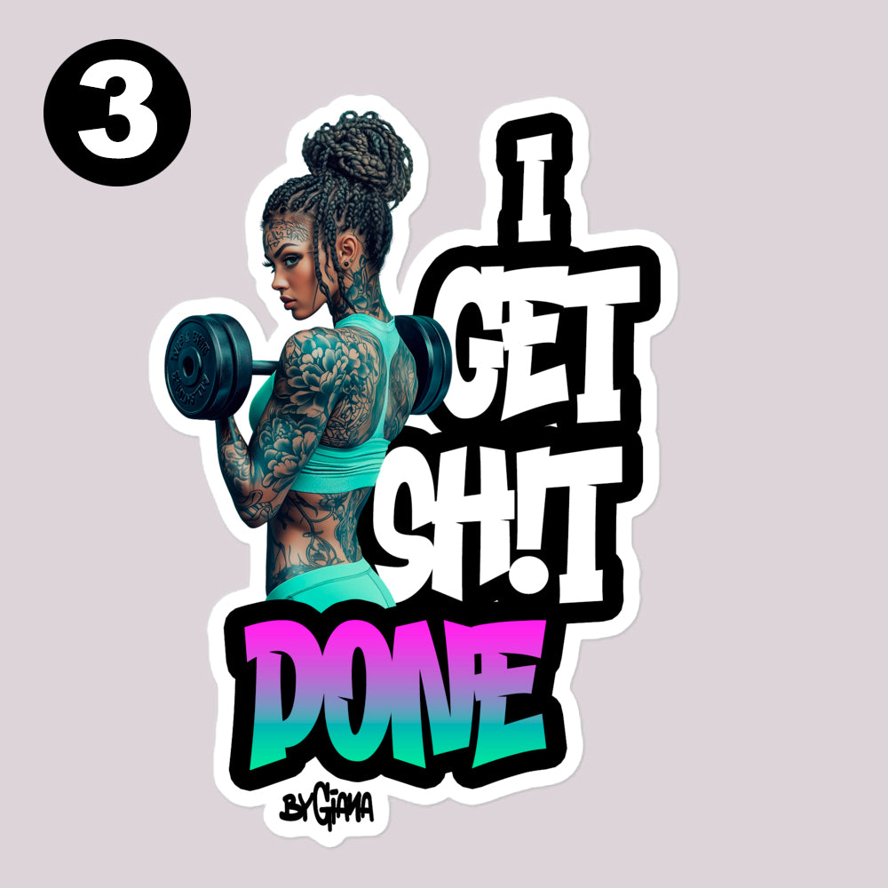 Pack of 3 Vinyl Stickers (Size L) – Choose Any 3 Designs