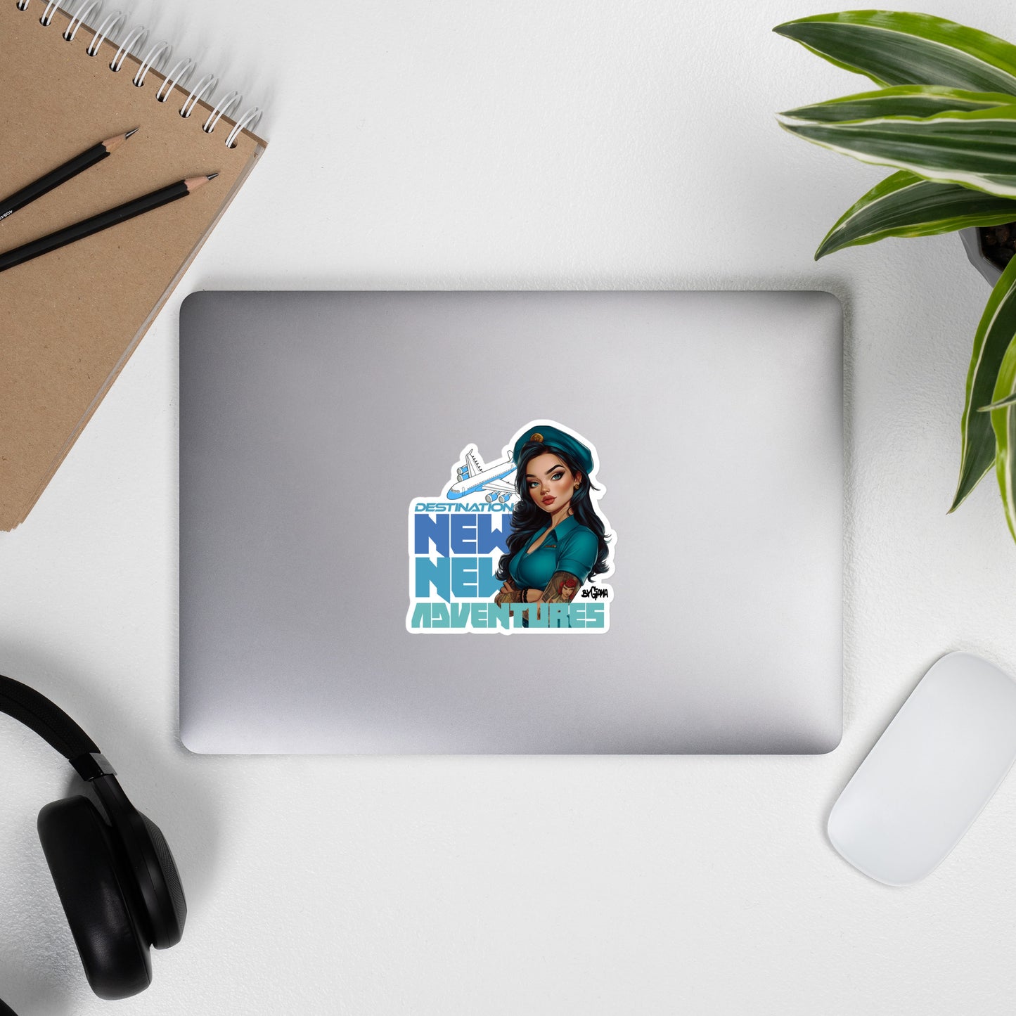 New adventures - Vinyl Sticker