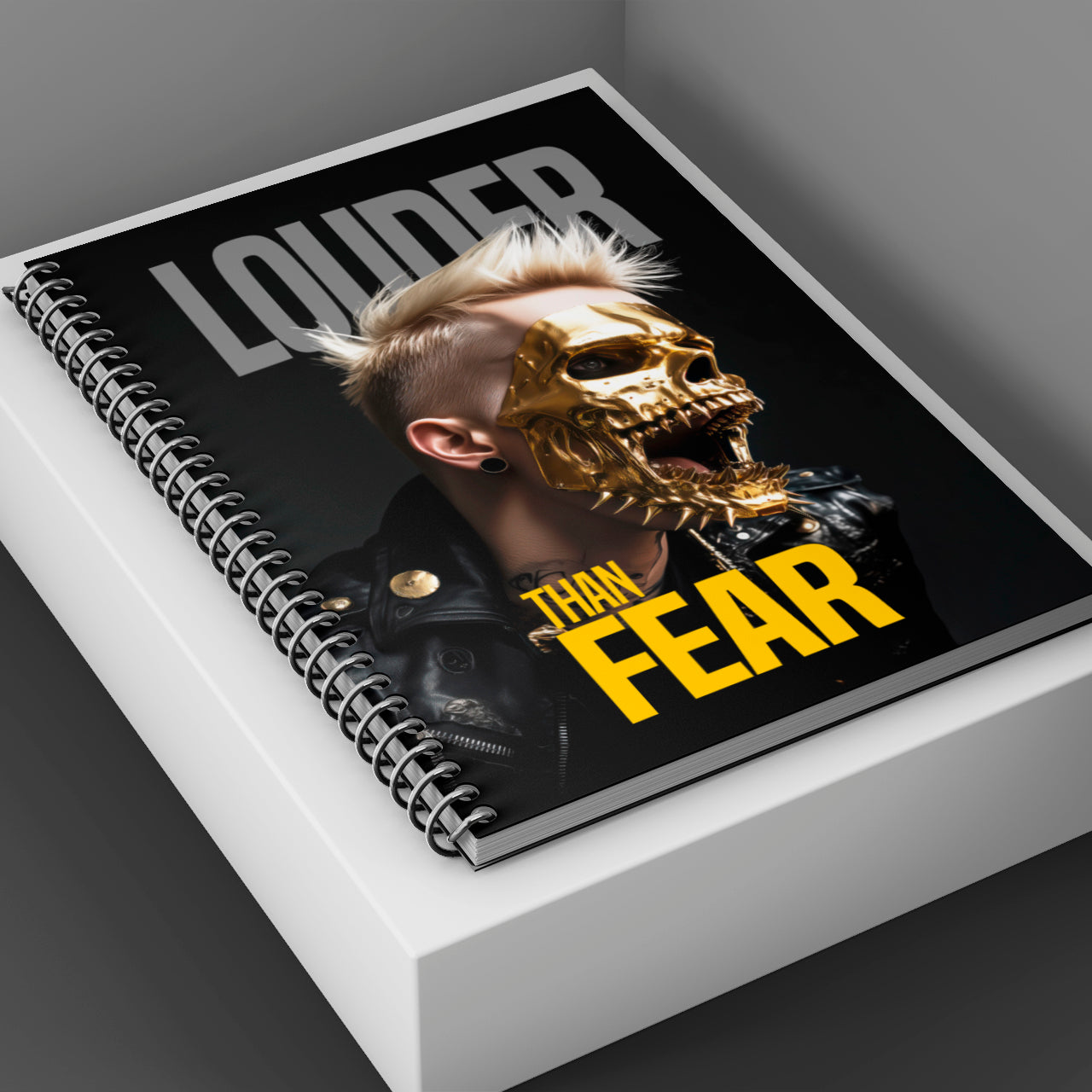 Louder than fear - Spiral notebook