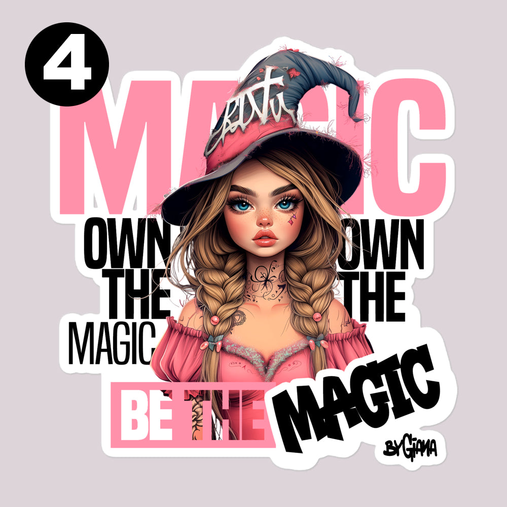 Pack of 3 Vinyl Stickers (Size L) – Choose Any 3 Designs