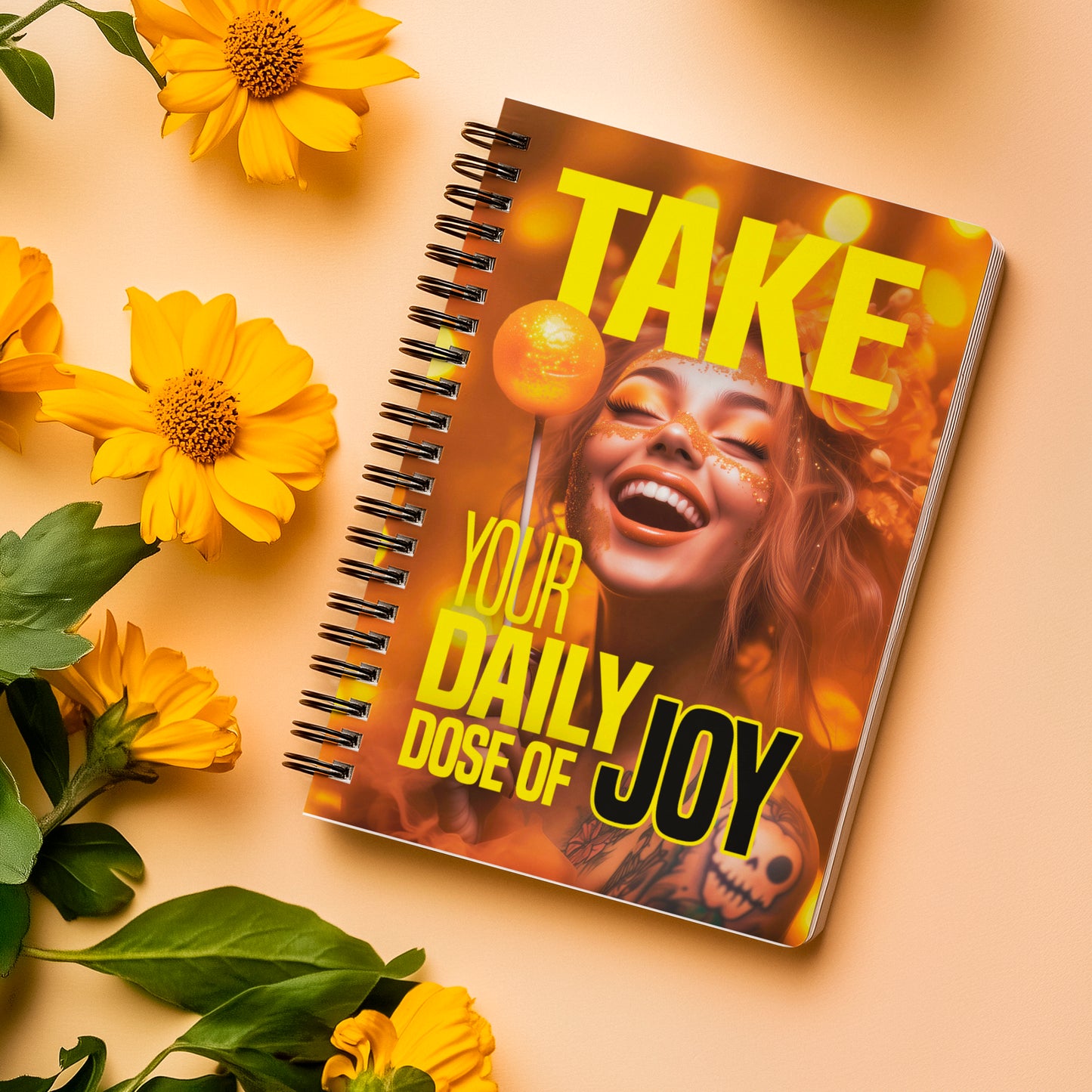 Daily Joy - Spiral notebook