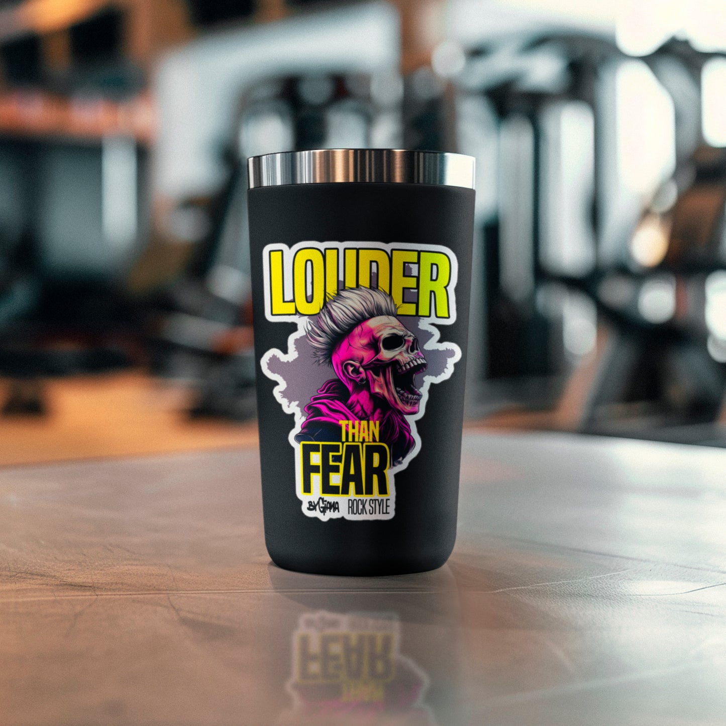 Louder than fear - Vinyl Sticker