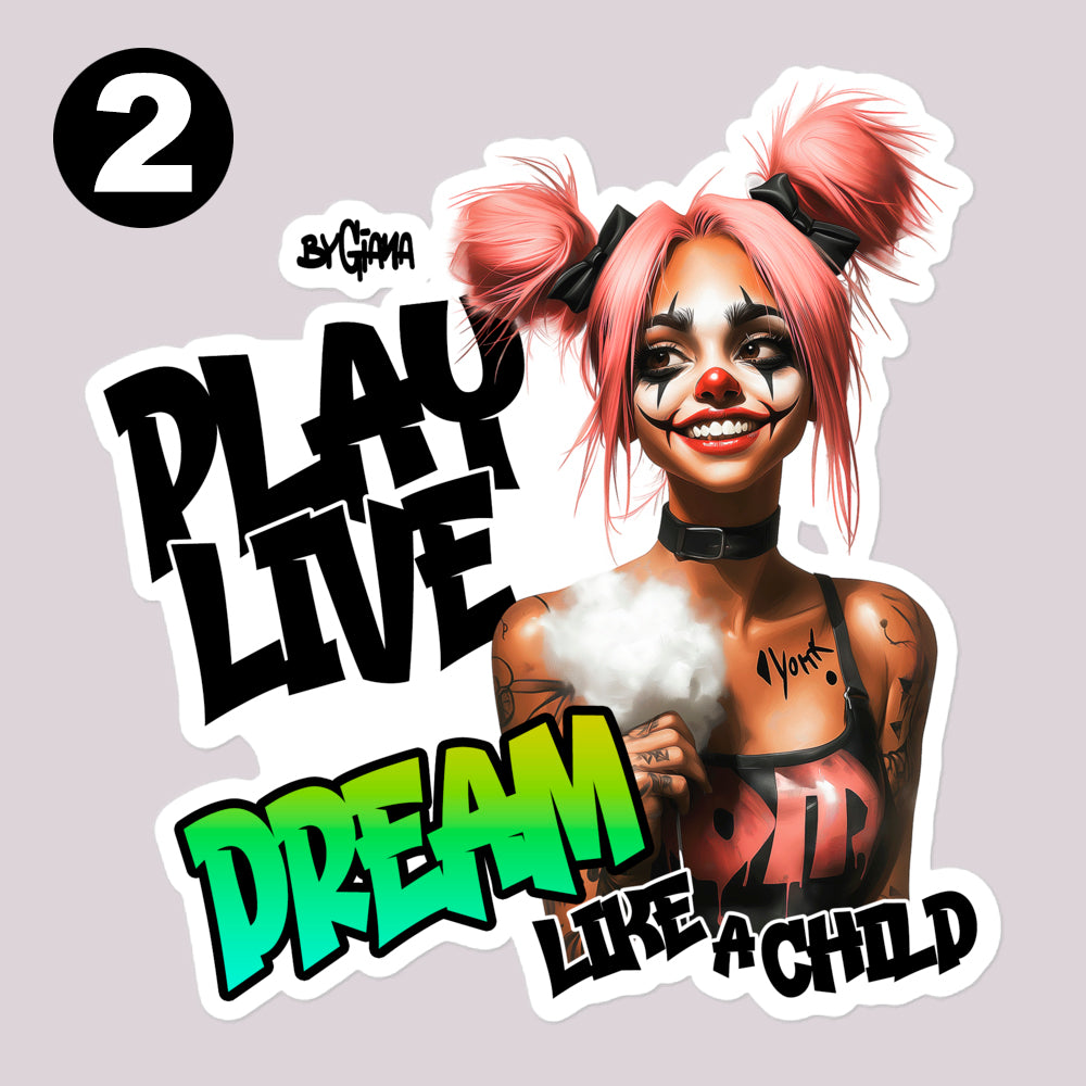 Pack of 3 Vinyl Stickers (Size L) – Choose Any 3 Designs