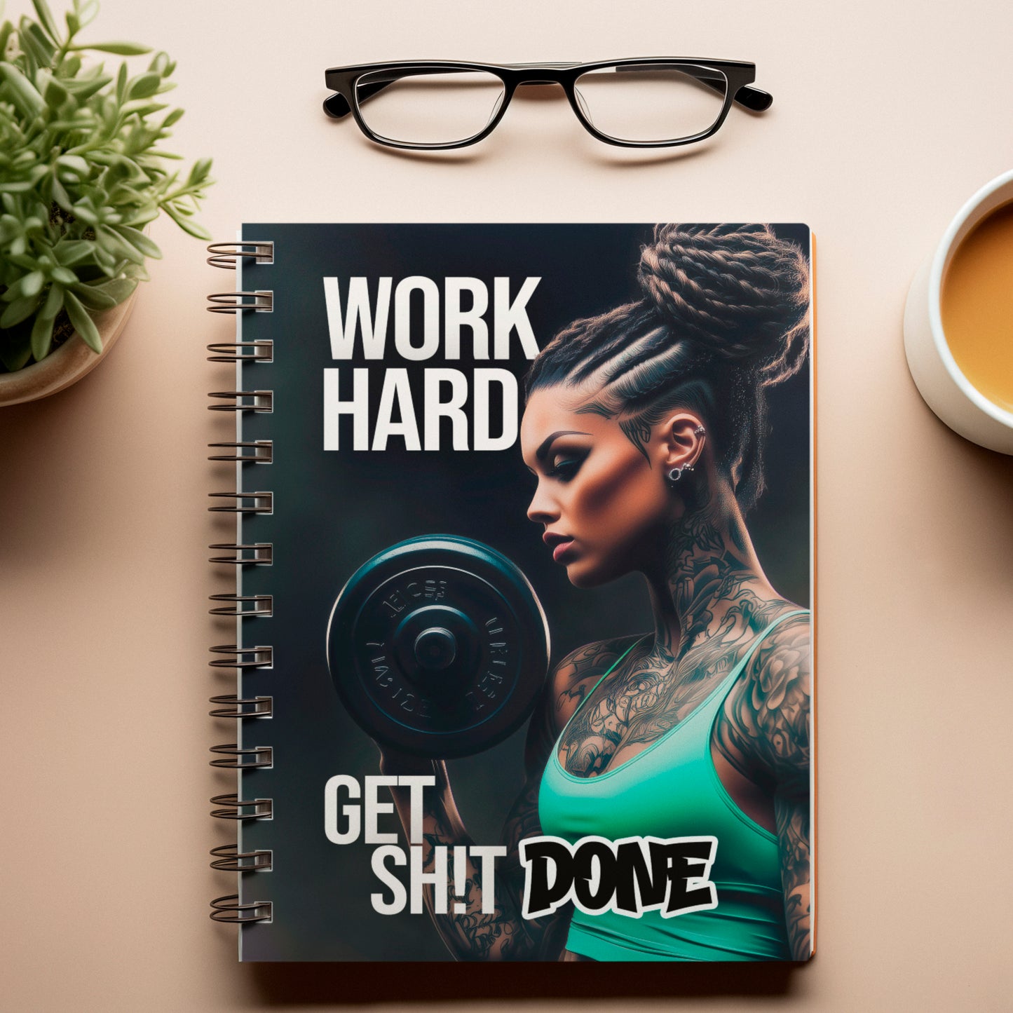 Work hard - Spiral notebook