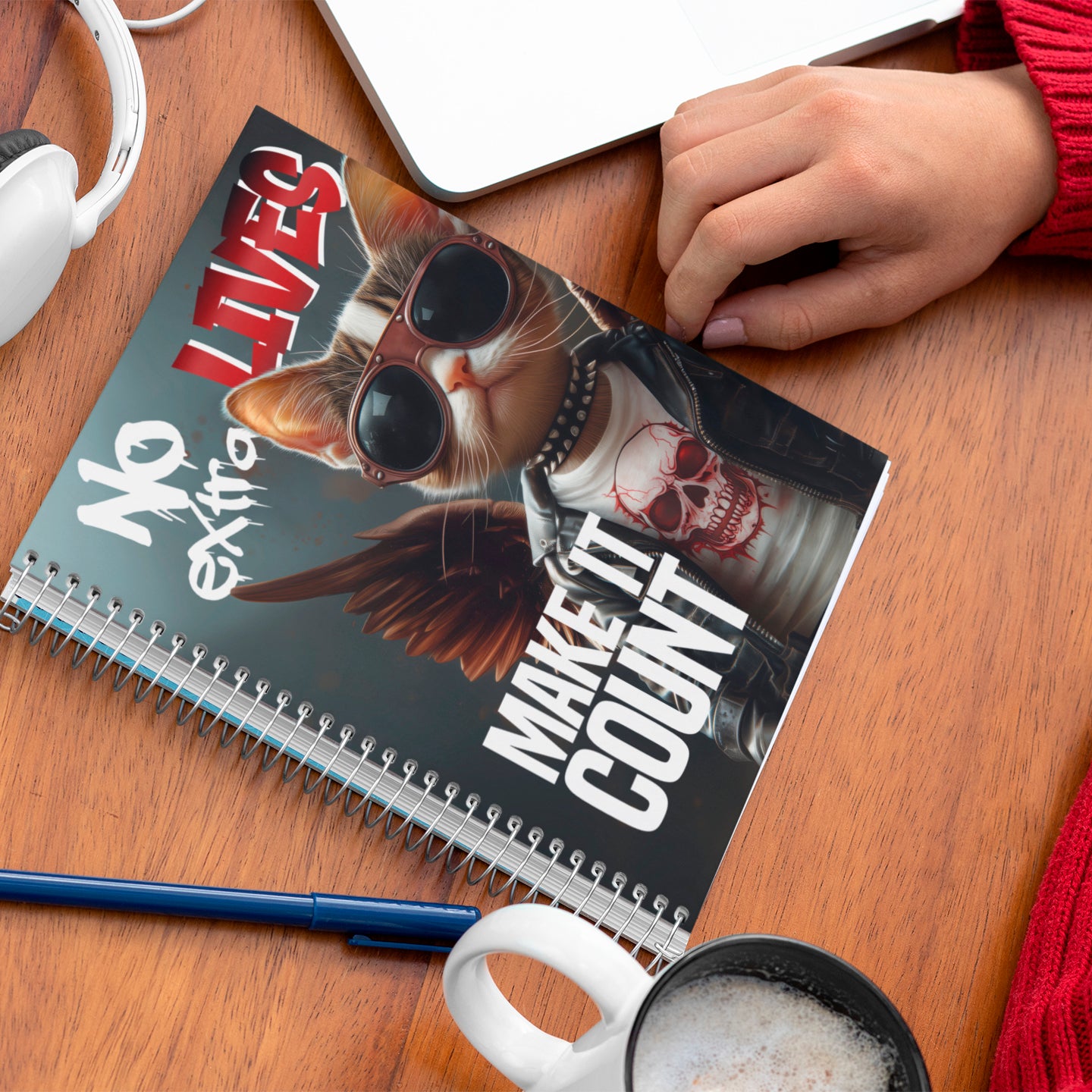 No extra lives - Spiral notebook