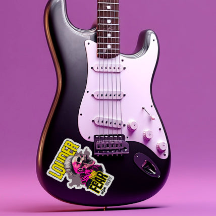 Louder than fear - Vinyl Sticker