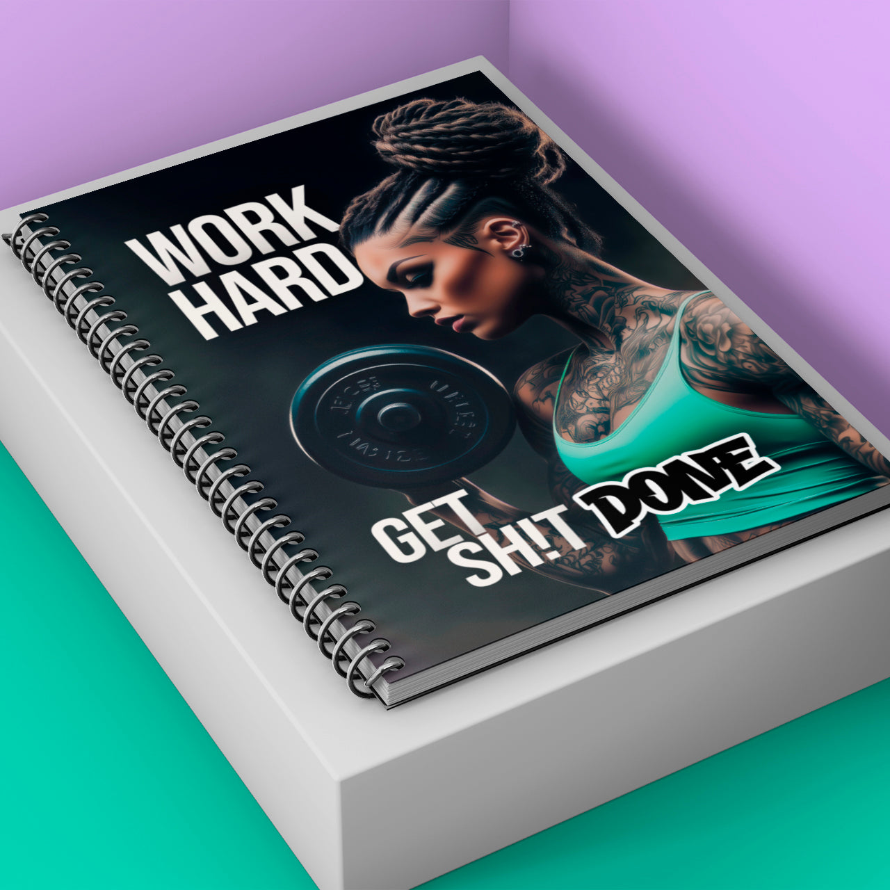 Work hard - Spiral notebook